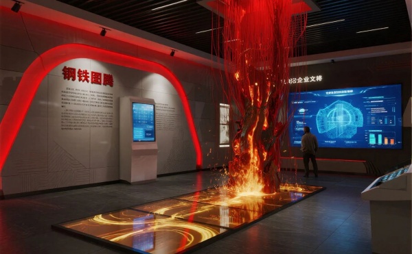 被千度鋼流燙到心跳，鋼鐵企業(yè)科技展廳也太酷了吧？