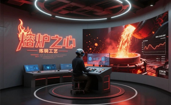 被千度鋼流燙到心跳，鋼鐵企業(yè)科技展廳也太酷了吧？